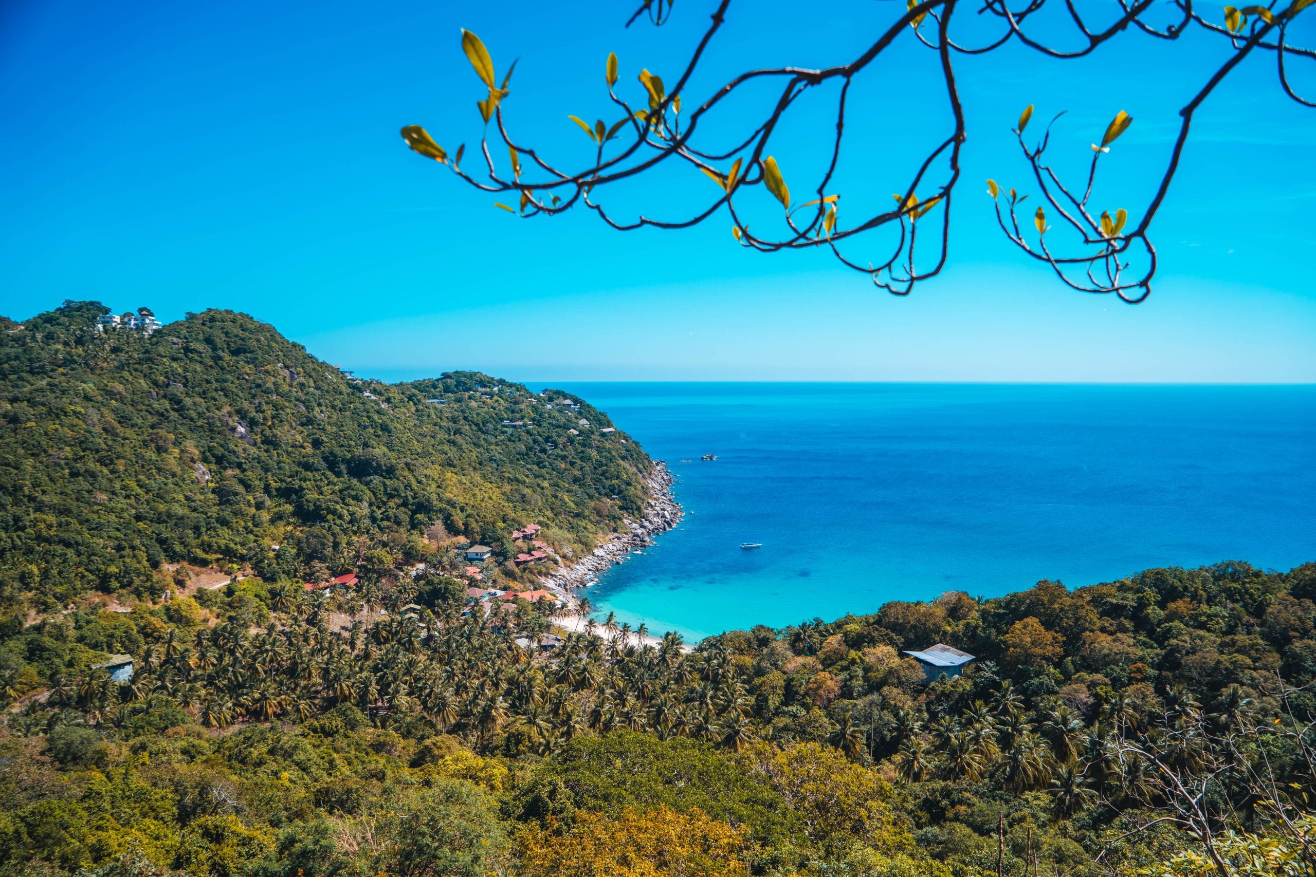 A Koh Tao viewpoint at golden hour